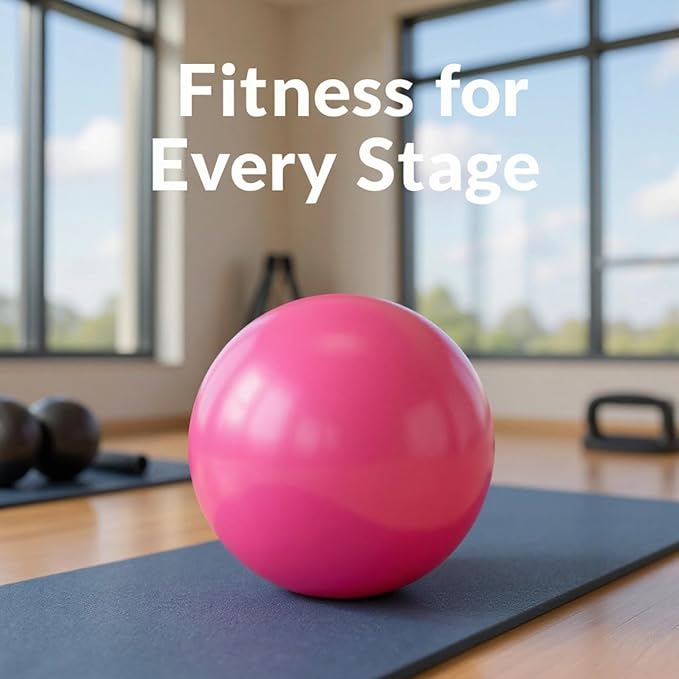 Pilates Ball and Loop Set, 8-Piece Yoga Kit with Resistance Bands, Non-Slip Socks, Designed for Complete Body Workout