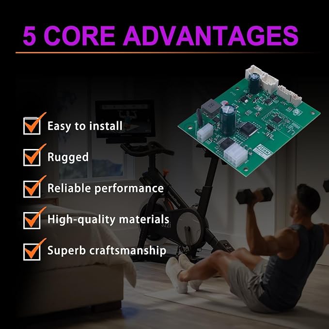 430157 Exercise Bikes Control Board Studio Cycle PowerBoard Replacement Compatible with Nordic Track C22I/S10I/S15I/S22I/S27I/SE9I/X24 Stationary Bike 430146 Elliptical Machines