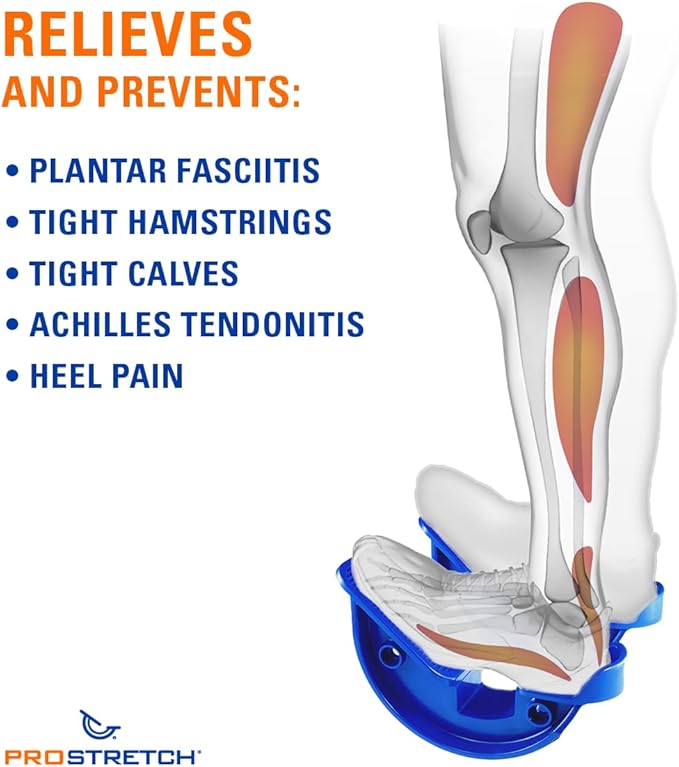 ProStretch Double Original Calf Stretcher, Dual Foot Rocker for Plantar Fasciitis, Achilles Tendonitis, and Tight Calves