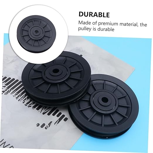 4 Pcs Wearproof Pulley Wheel for Strength Training Equipment PA6 Material Replacement Parts for Cable Machine