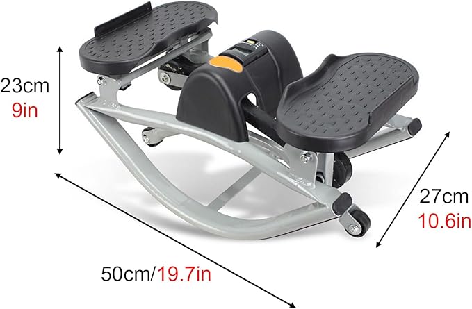 Rock Stepper,Step Rocker Side to Side,Lateral Rocking Fitness Stepper Home Workout Machine, Fitness Equipment Suitable for Home, Apartment, and Dormitory use