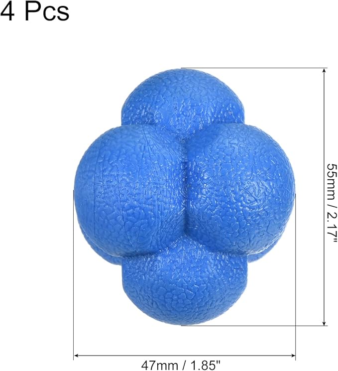 PATIKIL Bounce Reaction Balls Coordination Training Ball Agility Trainer, TPR High Difficulty, for Speed Reflex
