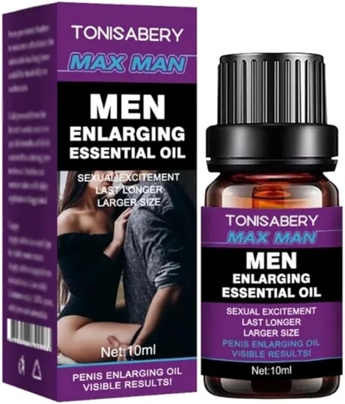 Tonisabery Max Man Essential Oil for Men Massage by Tonisaberey – 10ml (Purple)