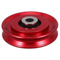 Portable Aluminum Gym Pulley Wheel Easy Installation Fitness Pulley Attachment for Cable Systems Smooth Operation for Weight Lifting and Strength Training Home Gym Equipment