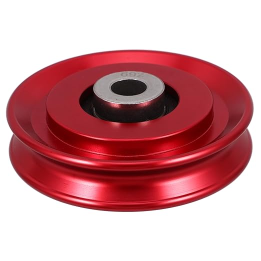 Portable Aluminum Gym Pulley Wheel Easy Installation Fitness Pulley Attachment for Cable Systems Smooth Operation for Weight Lifting and Strength Training Home Gym Equipment