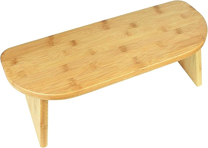 Portable Mindful and Modern Folding Bamboo Meditation Bench, Bonus Portable Travel Carry Bag - Ideal for Vipassana and Transcendental Meditation