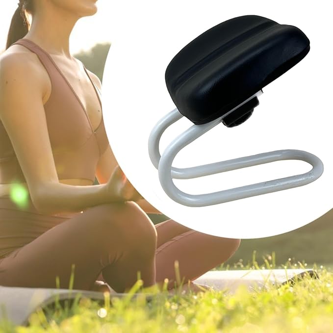 Kneeling Meditation Stool, Prayer Bench Adjustable Height, Portable Meditation Bench, for Studio Yoga Praying Prayer, Black