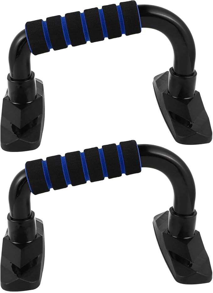 HEMOTON Push up Bars Hand Grip Strength Training Equipment -shaped Push-up Stands for Home Arm Muscle Fitness Workout