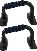 HEMOTON Push up Bars Hand Grip Strength Training Equipment -shaped Push-up Stands for Home Arm Muscle Fitness Workout