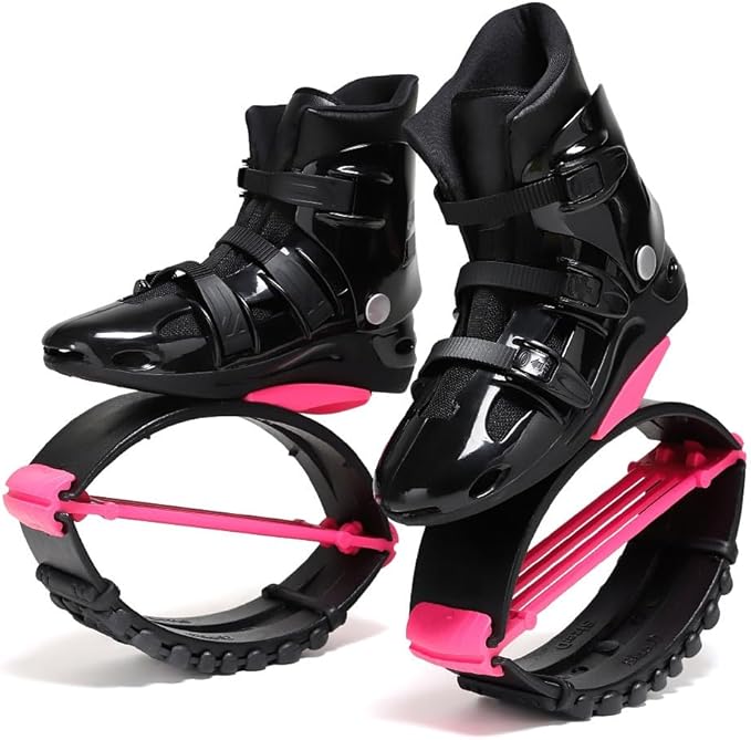 Kangaroo Jump Shoes for Women & Men – Adult Moon Shoes with 4 Springs, Low-Impact Fitness Jumping Boots for Exercise, Weight Loss, Cardio