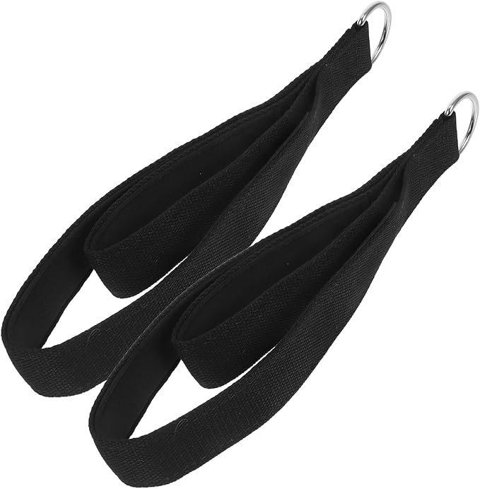 Happyyami 2pcs Stretching Yoga Strap: Professional Yoga Resistance Bands With D-Rings -Elastic Exercise Straps For Flexibility & Indoor Workouts