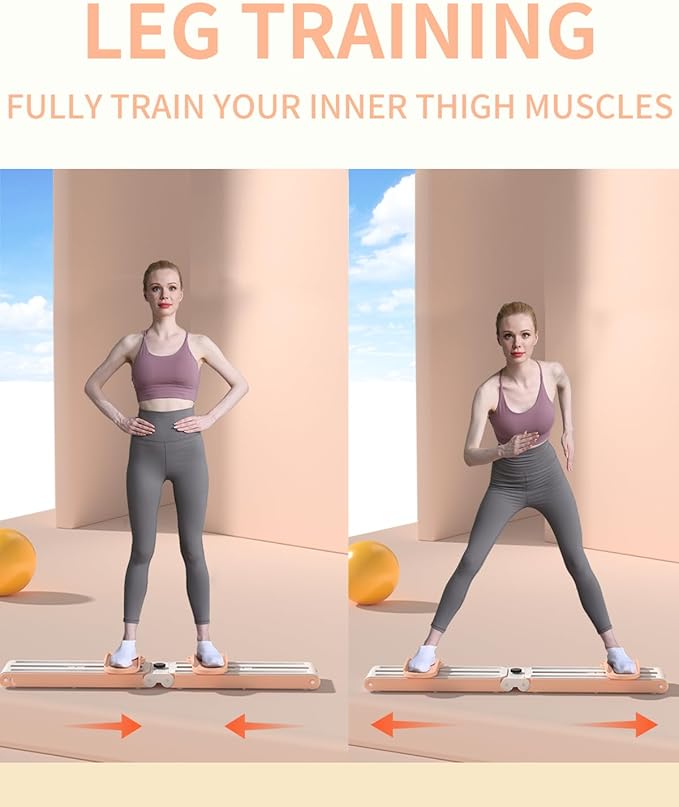 2-in-1 Fitness Ski Machine for Women | Pelvic Floor & Core Strengthener | Low-Impact Full Body Workout for Toning, Postpartum Recovery