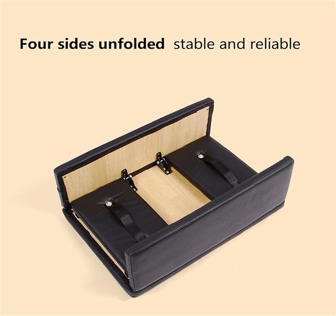 Fold Pilates Box for Reformer 24.4X 17 X 9 Inch Pilates Reformer Box, Premium PU and Wood Pilates Sitting Box, Home Use Pilates Bed/Pliates Reformer Machine Accessories