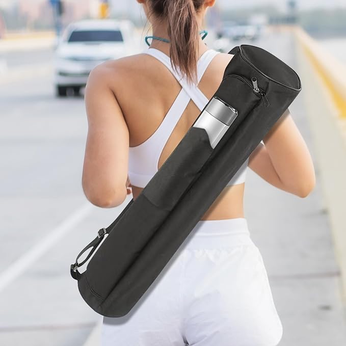 Yoga Mat Bag for Women & Men,Travel Yoga Gym Bag for 1/4" 1/3" Thick Exercise Yoga Mat,Fitness mat bag,sprot mat pouch