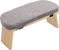 Meditation Bench, Premium Beech Wood Folding Kneeling Stool with Magnetic Hinge Locks and Soft Cotton Cushion, Non Slip Pads for Yoga Zen Meditation Prayer