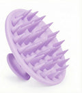 Silicone Scalp Massager Shampoo Brush, Scalp Brush for Hair Growth & Dandruff Removal, Hair Scrubber Scalp Stimulator Exfoliator Brush with Soft Bristles for Wet Dry Scalp Care (Light Purple)