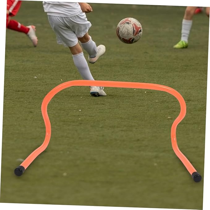 PRETYZOOM 4pcs Plastic Training Hurdles 15cm Height Agility Speed Hurdles for Soccer Football Track Field Sports Conditioning Equipment for Youth