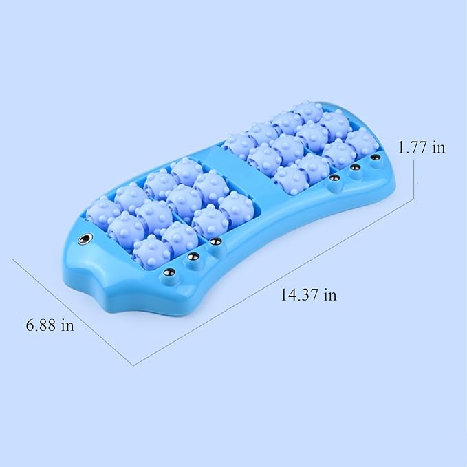 Roller Foot Massage, Shiatsu Acupuncture Massage, Reflexology Tool, Foot Massager Roller, Plantar Fasciitis Relief, Heel, Arch, Muscle Aches, Foot Pain, Stress Relief - Relaxation Gifts for Women, Men