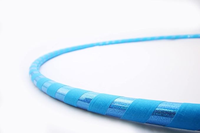 Weighted Beginner Fitness Hula Hoop for Adults - Exercise Hoop for Weight Loss & Core Workout - Large Diameter Hoop for Easy Learning - Handmade in USA - Multiple Sizes & Colors