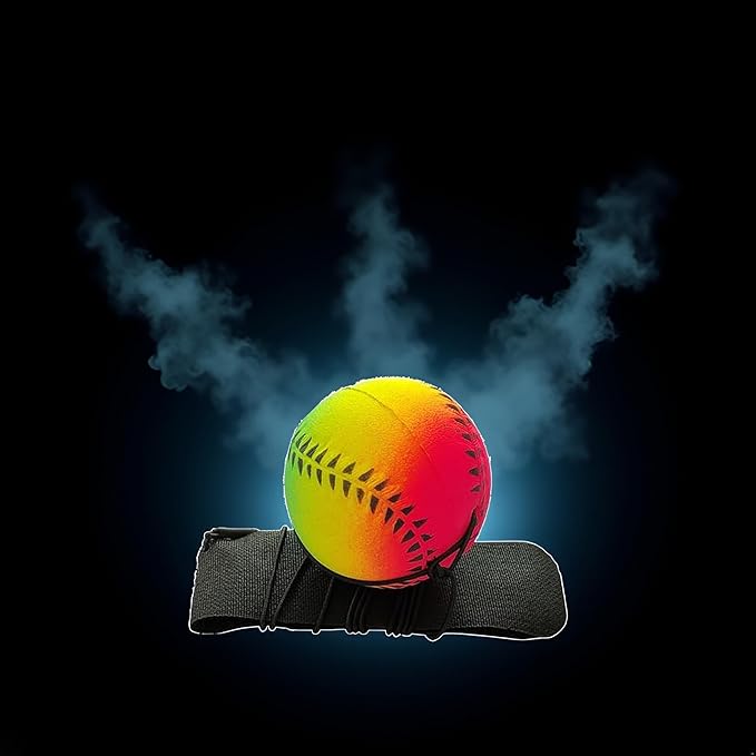 JJLFresheners Mixed Colors 2.5 Inch Sports Wrist Ball, Baseball Rubber Rebound Wristband Wrist Return Ball Sport on a String for Exercise Play Sports Reaction Balls Speed and Agility Training