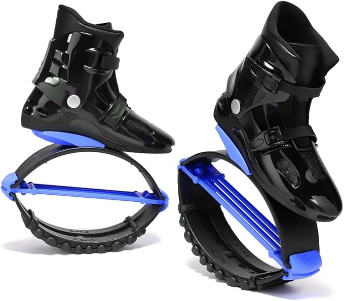 Kangaroo Jump Shoes for Women & Men – Adult Moon Shoes with 4 Springs, Low-Impact Fitness Jumping Boots for Exercise, Weight Loss, Cardio