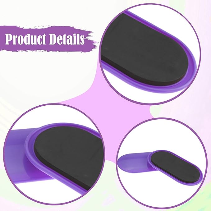 Core Sliders 2-Piece Set, Ab Pads for Beginner Home & Gym Workout, Portable Lightweight Sliding Discs for Dance Exercise