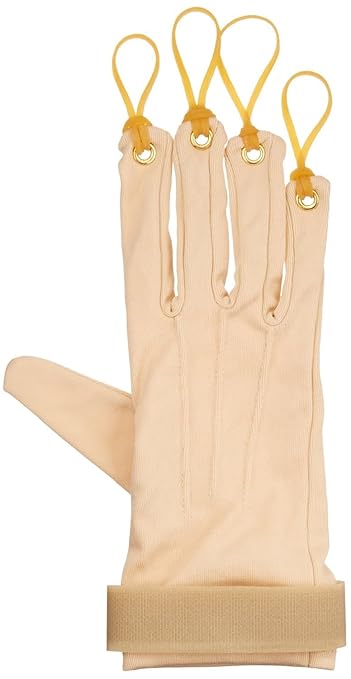 Sammons Preston Traction Exercise Glove, Hand and Finger Strengthening Glove for Joint Flexion, Hand Exerciser for Therapy, Recovery, and Rehabilitation, Left, Large/Extra Large