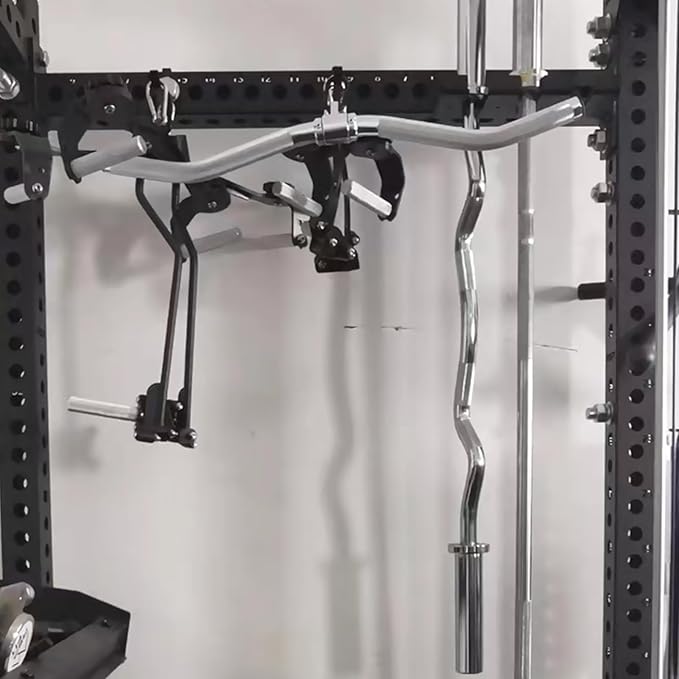 Squat Rack Barbell Holder, 4pcs Hook Attachments - Power Rack Storage Accessories, Resistance Band Holder