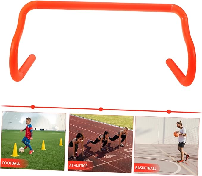 1pc PVC Agility Hurdle for Football Training Stable Base Outdoor Speeds Hurdle