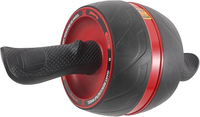 Ab Roller Fitness Wheel Abs Core Training Equipment with Auto Rebound for Home Workout, Men and Women Abdominal Exercise Roller for Belly Fat Reduction and Strengthening