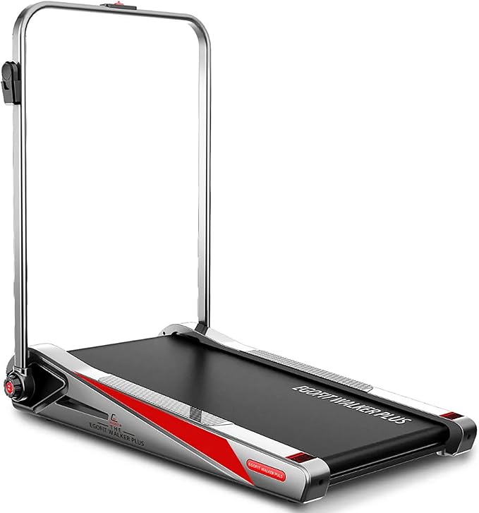 Egofit Walker Pro/Plus Smallest Under Desk Treadmill Walking Pad, Small & Compact Walking Treadmill with Fixed 5% Incline to Fit Desk Perfectly and Home & Office with APP & Remote Control