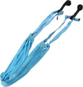 Premium Aerial Hammock Yoga Swing Kit Yoga Hammock Handstand Split Leg Stretchable Training Portable Elastic Aerial Hammock for Home Sky Blue(Blue)