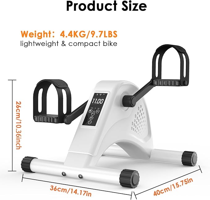 Under Desk Bike, Pedal Exerciser, Mini Exercise Bike, Arm Bike, Bike Pedal Exerciser, Mini Exercise Bike Pedal Exerciser, Floor Bike Pedal Exerciser