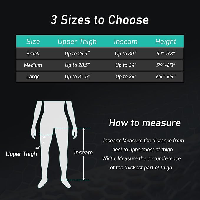 QUINEAR Professional Leg Recovery System, Cordless Air Compression Boots with Sequential Compression, Leg and Foot Massager, Fast Recovery Therapy for Athletes, FSA-HSA Eligible (Small)