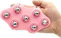 Massage Ball Roller, Hand Held Massager, Trigger Point Ball, Back & Foot Massager - Pink