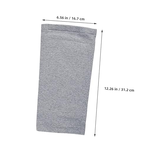 FRCOLOR 1pair Warm Knee Support Sleeve Elastic Knee Wraps for Outdoor Activities Ergonomic Design for Injury Prevention Comfortable and Breathable Material for Cold Weather Use