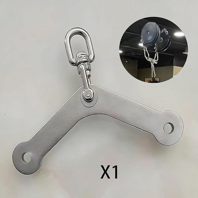 Yiju Pull Down Attachment Strength Training Stainless Steel Workout Fitness Equipment Attachment