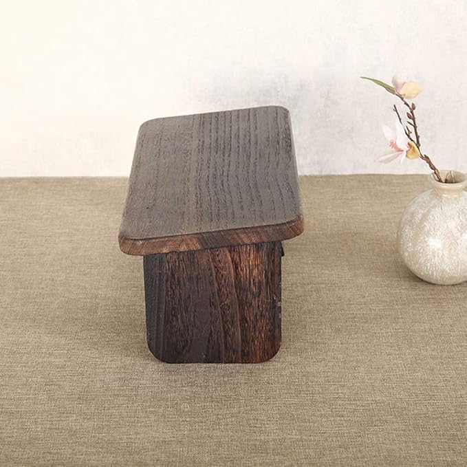 Meditation Stool, Seiza Kneeling Stool, Portable Meditation Bench, Ergonomic Rugged Suitable Monk & Llama Kneeling Meditation Bench for Seiza Zazen Yoga Meditation