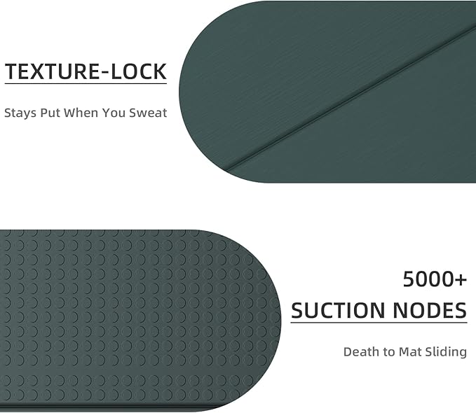 Foldable Yoga Mat, 0.32 inches Thick(8mm), SGS Certified, Non Slip, 71 x 24 inches, Foldable for Travel, Pilates, Camping, Environmental Sports Mat, Odorless TPE Material