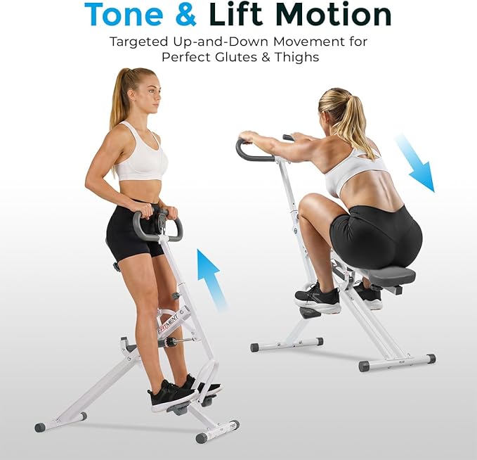 EFITMENT Rower-Ride Squat Machine, Squat Assist Rower for Glutes and Thighs, Home Exercise Trainer Full Body Workout Machine for Women