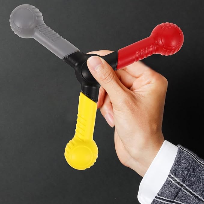 Reaction Training Stick - Hand Eye Coordination Training Tool for Athletes - 3-Prong Reflex Trainer for Baseball, Football, Basketball & Goalies - Improve Agility, Focus & Speed