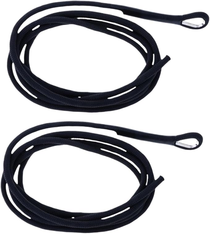 Pilates Reformer Pull Rope Belt Hardware Professional Strap,Compatible For Seated Balance Exercise Equipment Core Bed Accessories(2.78M Black)