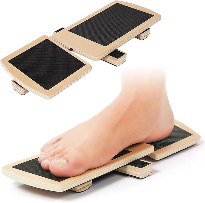 Wooden Foot Stretcher, One-Legged Balance Trainer, Ballet Balance Board, Wooden Ankle And Foot Strengthening Balance Board