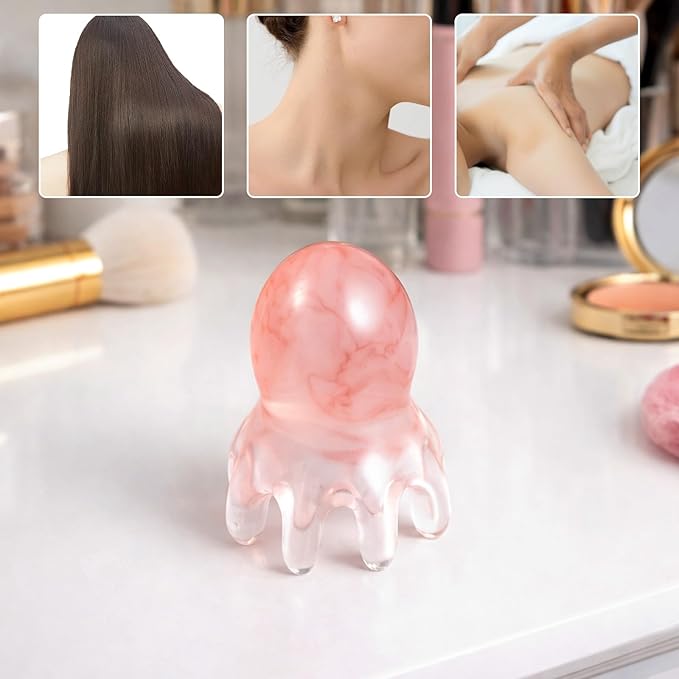 2 Pack Heads Massager Comb Head Spa Tools Head Massage Tools Stress Relief Point Massage Comb Acupressure Massager Scalp Massagers for Headaches Manual Acupressure Tool