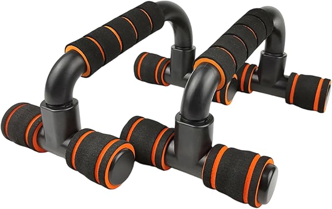 Professional Push Up Stands H Type Construction for Increased Ranges of Motion in Strength Training Exercises Regulable Push Up Platforms