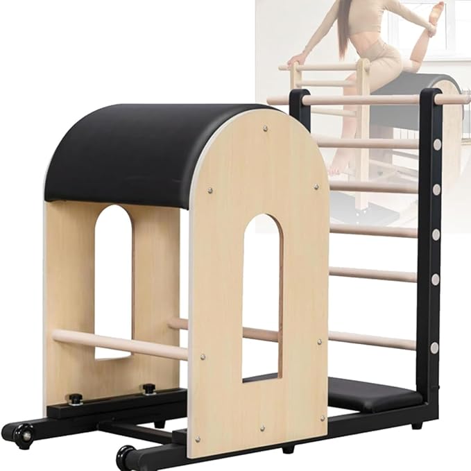 Pilates Ladder Bucket Chair, Split-Type Pedal Combination, Core Strength, Balance and Stretching Training Equipment, Pilates Machinery