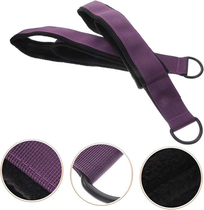 Totority Portable Resistance Band Straps Carrying Fitness Expander Leg Belt Stretching Aerial Yoga Strap Yoga