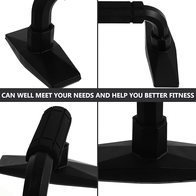 Cabilock Push-up Bars and Push-up Stands H-shaped Fitness Equipment for Home Chest Muscle Exercise with Non-slip Grip and Compact Design Arm Strength Training Tool