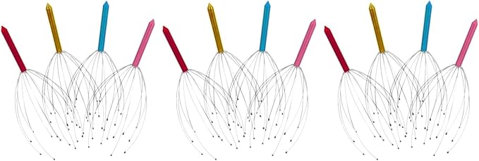 Healifty 12 Pcs Head Massager Scalp Massage Tool Scalp Massager Head Claw Massager