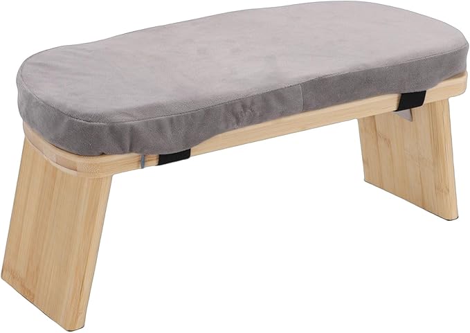 Meditation Bench, Ergonomic Meditation Stool with Removable Cushion for Home, Yoga & Tea Ceremony